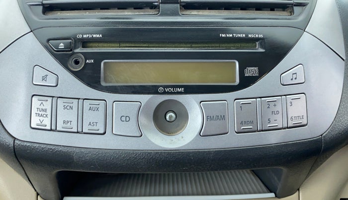 2012 Maruti A Star VXI, Petrol, Manual, 74,928 km, Infotainment system - Button has minor damage