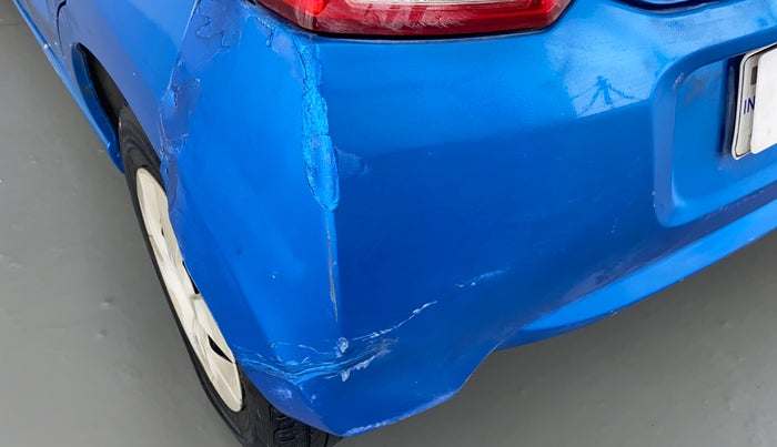 2012 Maruti A Star VXI, Petrol, Manual, 74,928 km, Rear bumper - Paint is slightly damaged