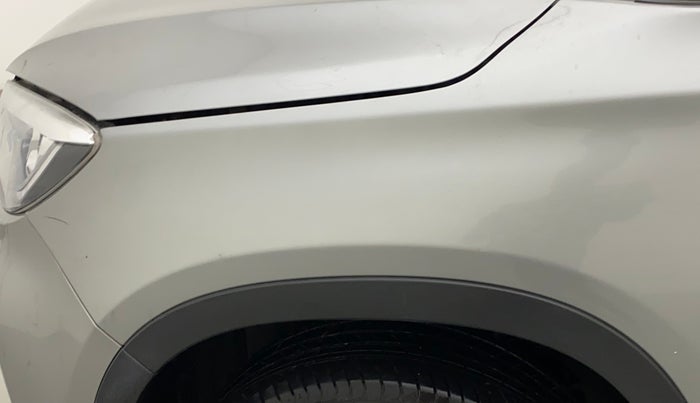 2022 Maruti Vitara Brezza VXI AT SHVS, Petrol, Automatic, 1,402 km, Left fender - Slightly dented