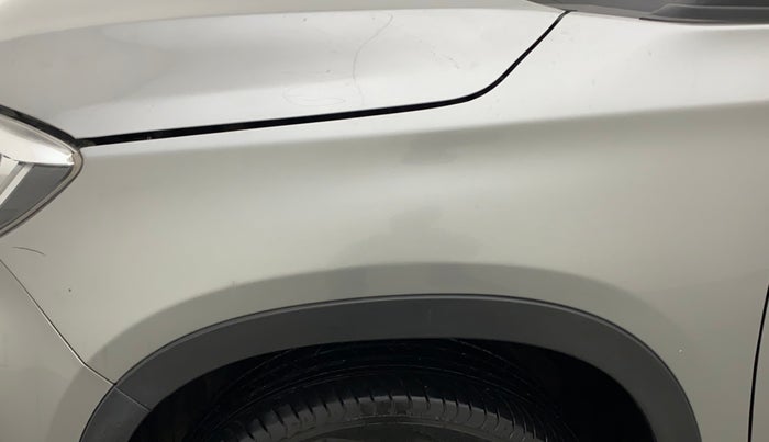 2022 Maruti Vitara Brezza VXI AT SHVS, Petrol, Automatic, 1,402 km, Left fender - Minor scratches
