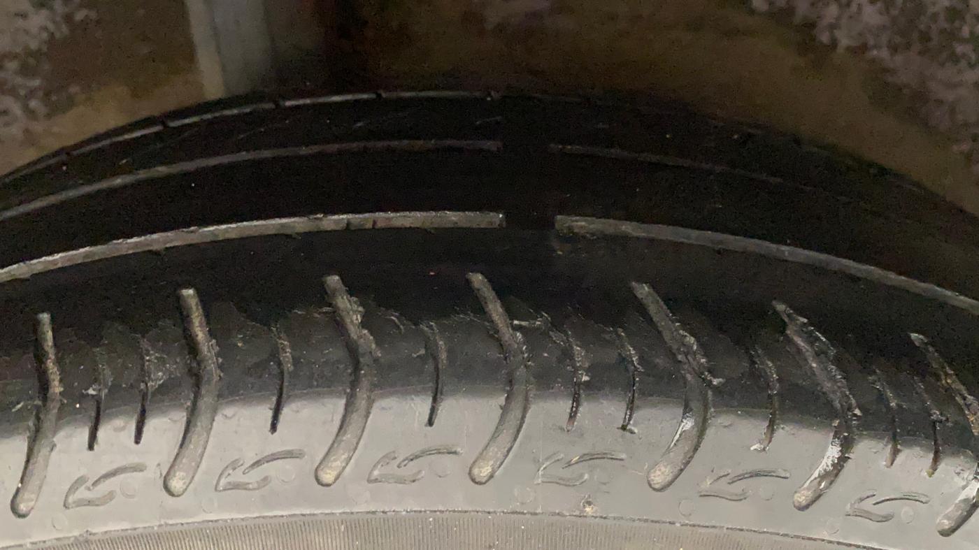 2018 Honda Amaze 1.2L I-VTEC V CVT, Petrol, Automatic, 40,802 km, Right Rear Tyre Tread