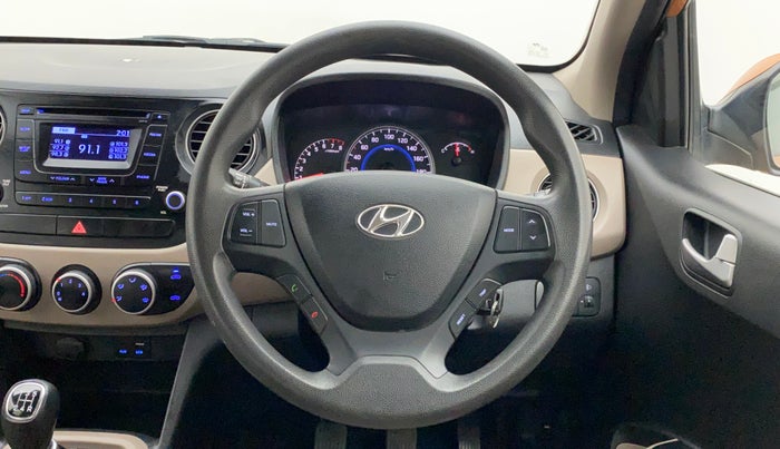 2016 Hyundai Grand i10 SPORTZ 1.2 KAPPA VTVT, Petrol, Manual, 52,252 km, Steering Wheel Close Up