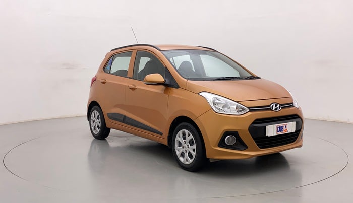 2016 Hyundai Grand i10 SPORTZ 1.2 KAPPA VTVT, Petrol, Manual, 52,252 km, Right Front Diagonal
