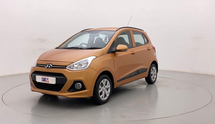 2016 Hyundai Grand i10 SPORTZ 1.2 KAPPA VTVT, Petrol, Manual, 52,252 km, Left Front Diagonal