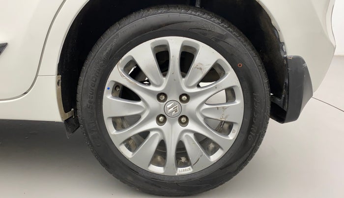 2016 Maruti Baleno ZETA CVT PETROL 1.2, Petrol, Automatic, 59,596 km, Left Rear Wheel