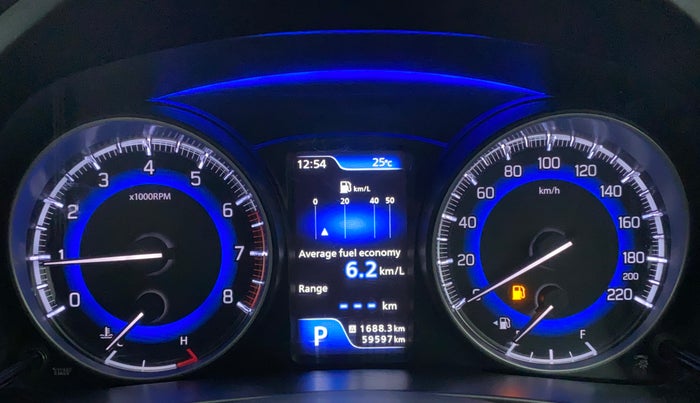 2016 Maruti Baleno ZETA CVT PETROL 1.2, Petrol, Automatic, 59,596 km, Odometer Image