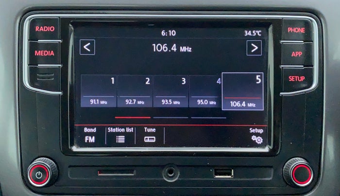 2021 Volkswagen Polo HIGHLINE PLUS 1.0 TSI AT, Petrol, Automatic, 22,332 km, Infotainment System