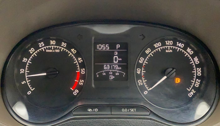 2016 Skoda Rapid 1.5 TDI CR STYLE PLUS AT, Diesel, Automatic, 63,246 km, Odometer Image