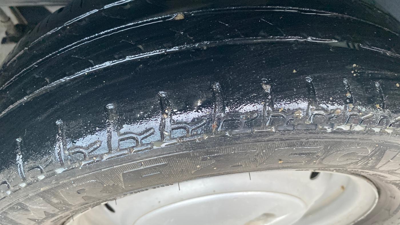 2015 Tata Nano TWIST XM, Petrol, Manual, 76,059 km, Left Rear Tyre Tread