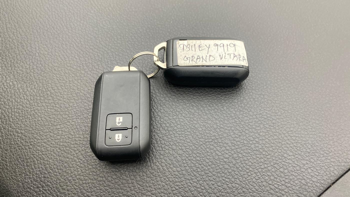 2023 Maruti Grand Vitara ZETA PLUS  HYBRID ECVT, Hybrid, Automatic, 48,890 km, Key Close Up