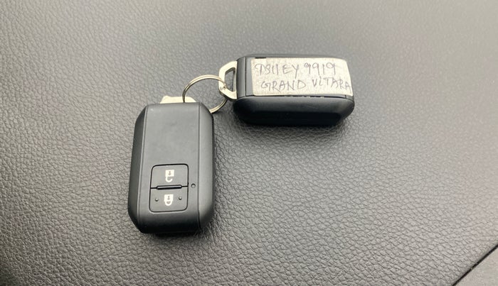 2023 Maruti Grand Vitara ZETA PLUS  HYBRID ECVT, Hybrid, Automatic, 48,890 km, Key Close Up