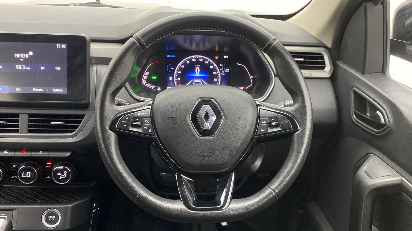 2021 Renault Kiger RXZ AMT 1.0 DUAL TONE, Petrol, Automatic, 10,919 km, Steering Wheel Close Up