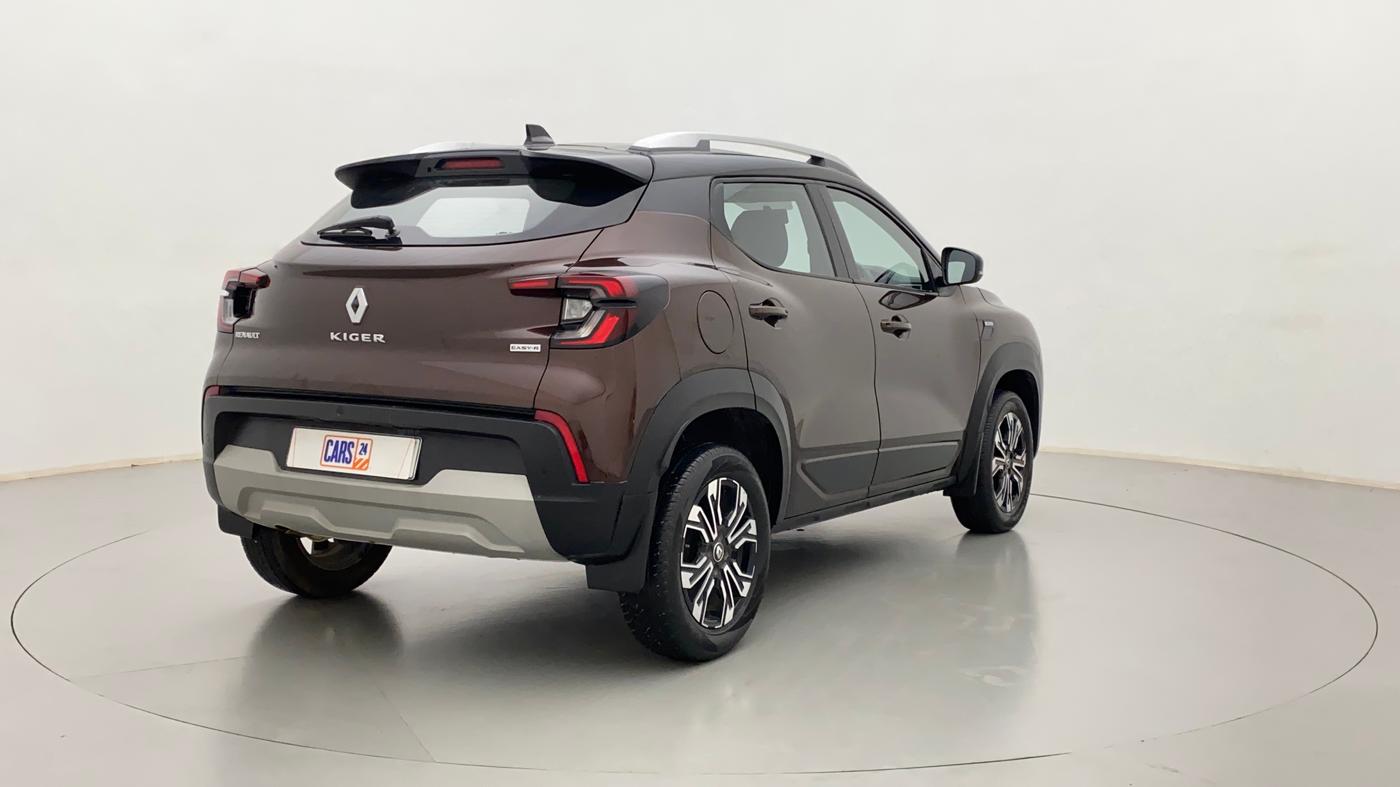 2021 Renault Kiger RXZ AMT 1.0 DUAL TONE, Petrol, Automatic, 10,919 km, Right Back Diagonal