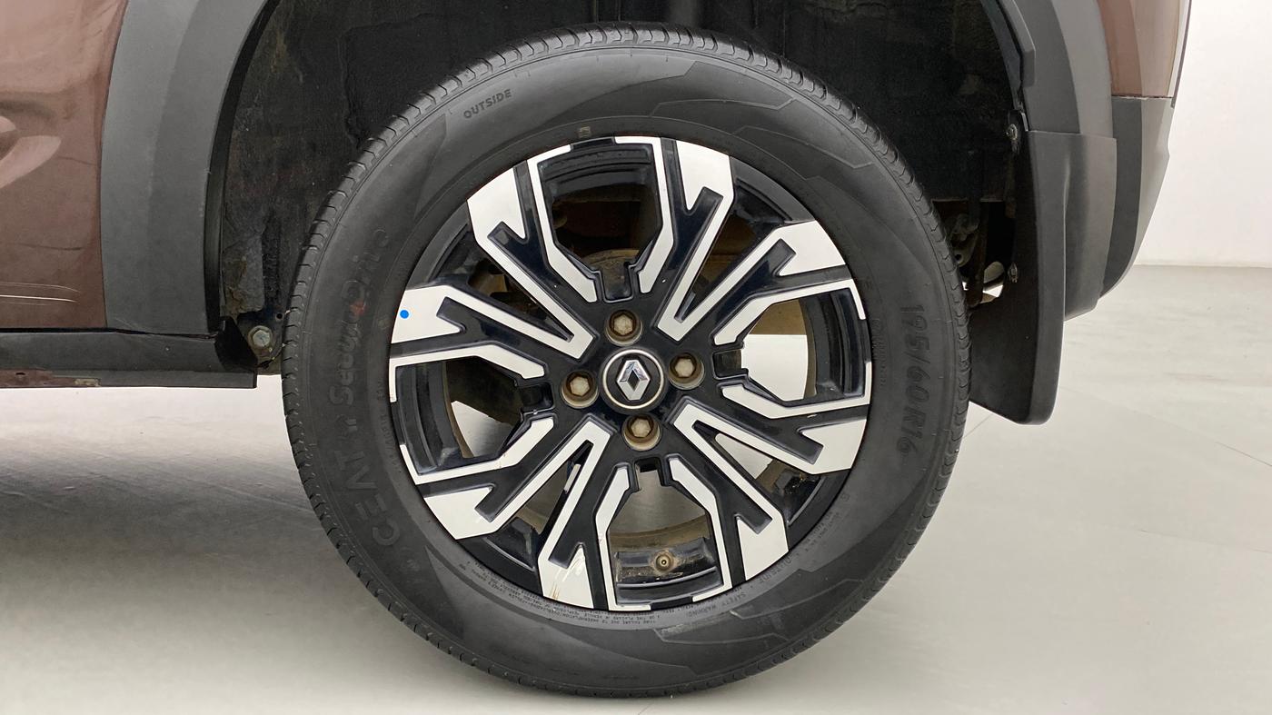 2021 Renault Kiger RXZ AMT 1.0 DUAL TONE, Petrol, Automatic, 10,919 km, Left Rear Wheel