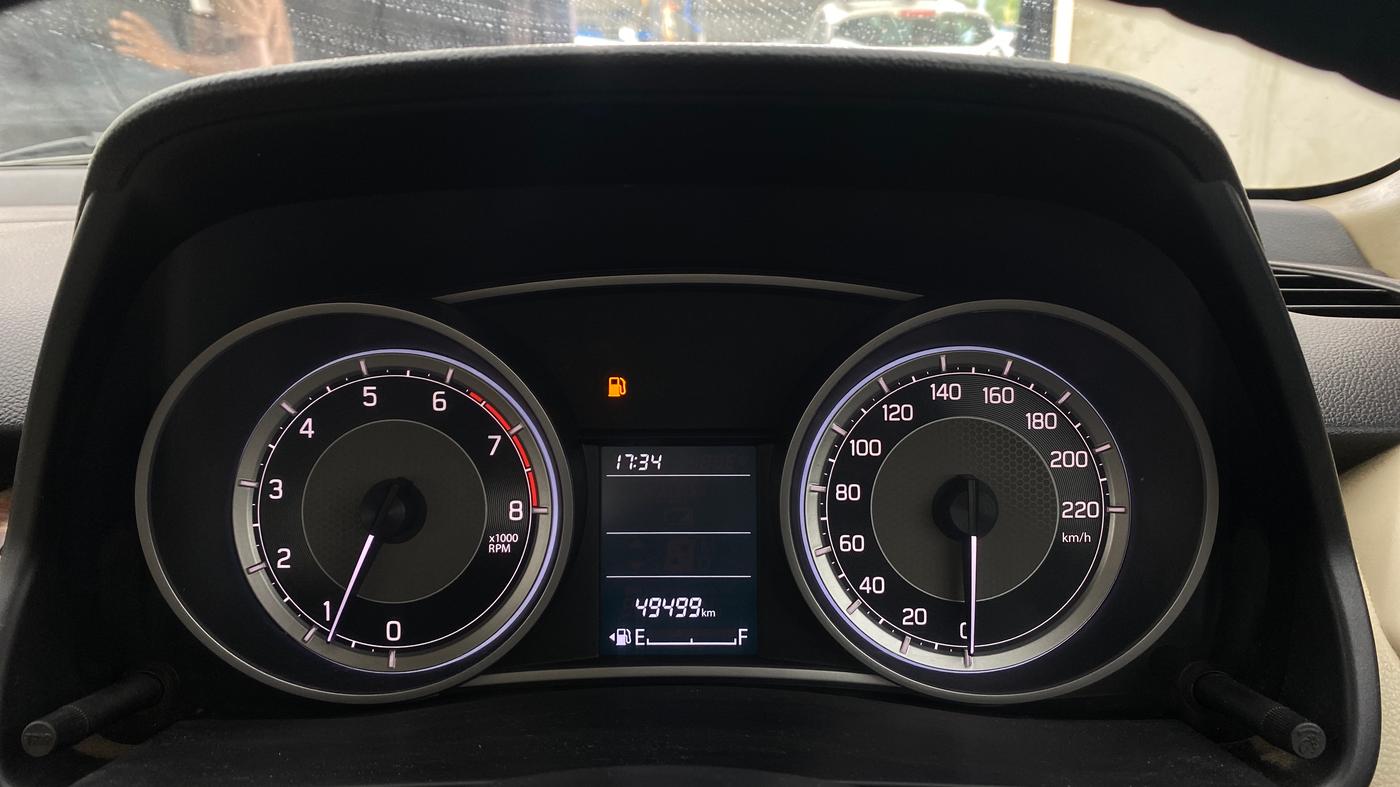 2018 Maruti Dzire VXI, Petrol, Manual, 49,499 km, Odometer Image