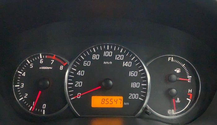 2010 Maruti Swift VXI, Petrol, Manual, 85,547 km, Odometer Image