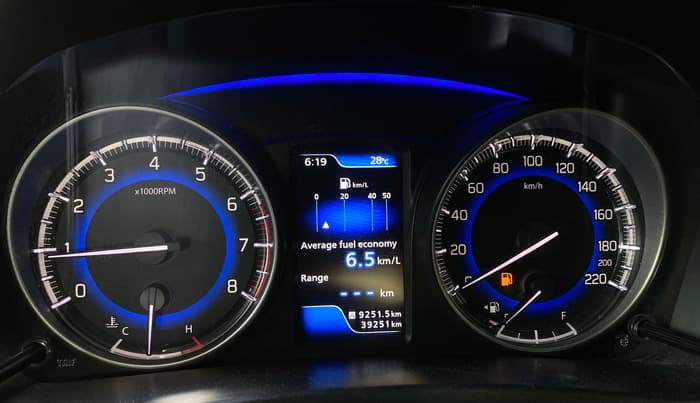 2017 Maruti Baleno ALPHA PETROL 1.2, Petrol, Manual, 39,242 km, Odometer Image