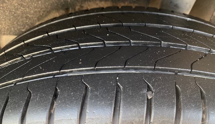 2017 Maruti Baleno ALPHA PETROL 1.2, Petrol, Manual, 39,242 km, Left Rear Tyre Tread