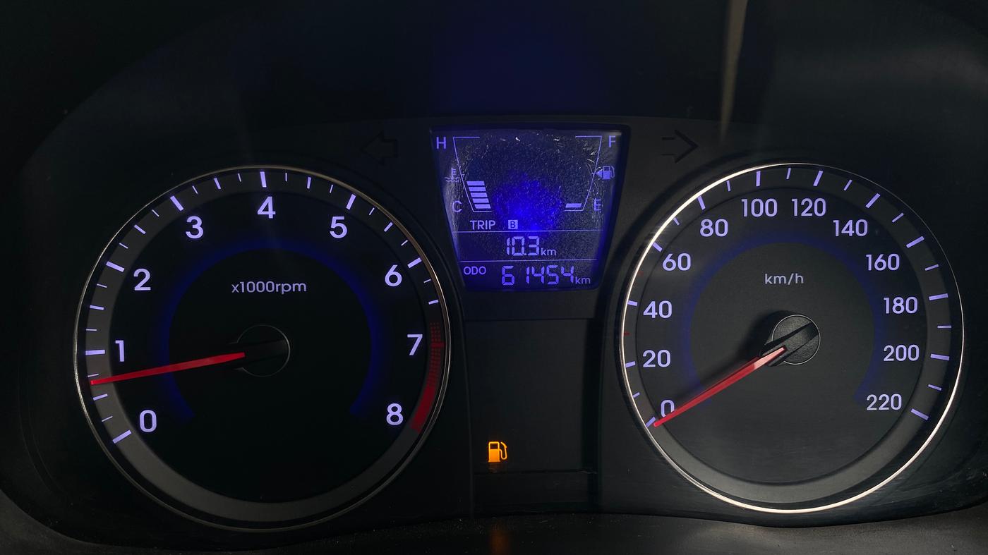 2014 Hyundai Verna FLUIDIC 1.6 VTVT SX, Petrol, Manual, 61,445 km, Odometer Image