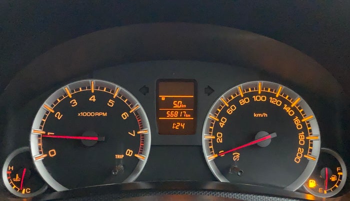 2012 Maruti Swift Dzire VXI, Petrol, Manual, 56,816 km, Odometer Image