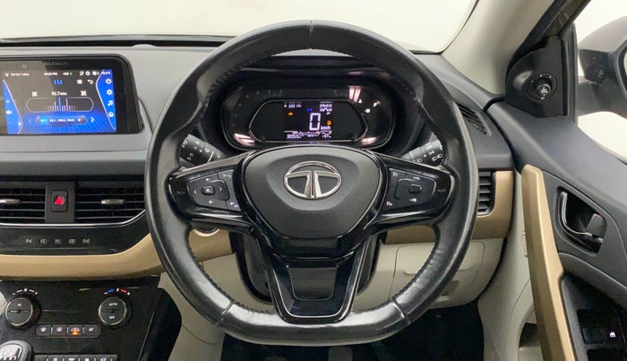 2022 Tata NEXON XZ PLUS (PREMIUM) PETROL JET, Petrol, Manual, 30,058 km, Steering Wheel Close Up