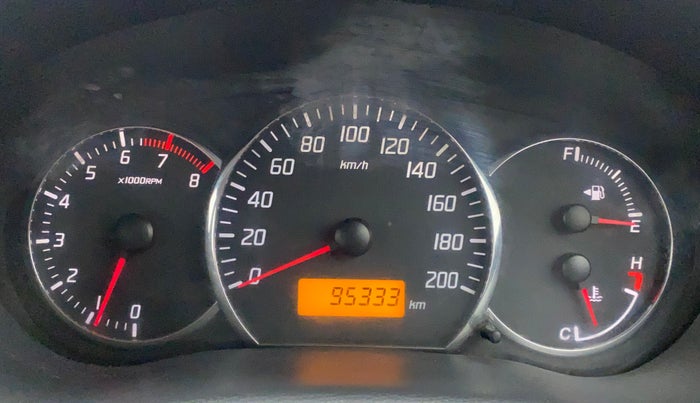2011 Maruti Swift VXI, Petrol, Manual, 95,333 km, Odometer Image