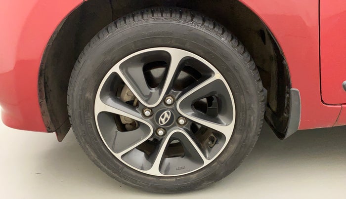 2018 Hyundai Grand i10 SPORTZ AT 1.2 KAPPA VTVT, Petrol, Automatic, 27,828 km, Left Front Wheel