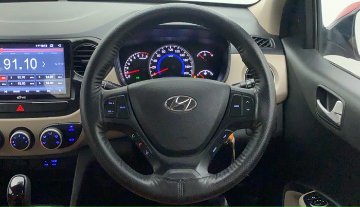 2018 Hyundai Grand i10 SPORTZ AT 1.2 KAPPA VTVT, Petrol, Automatic, 27,828 km, Steering Wheel Close Up