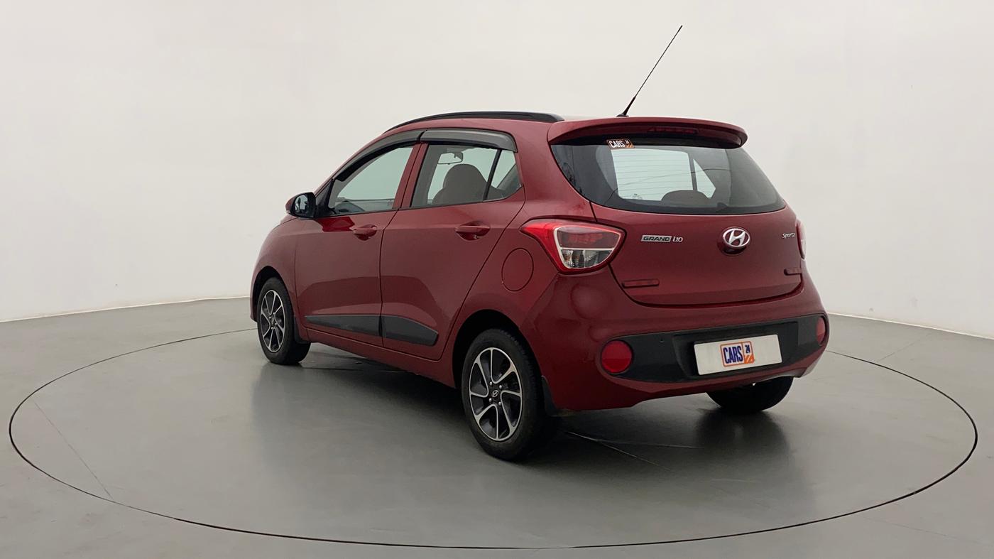 2018 Hyundai Grand i10 SPORTZ AT 1.2 KAPPA VTVT, Petrol, Automatic, 27,828 km, Left Back Diagonal