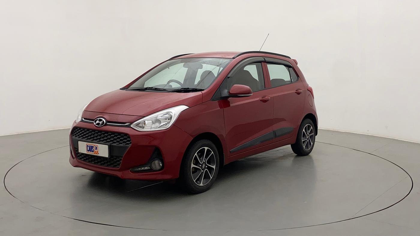 2018 Hyundai Grand i10 SPORTZ AT 1.2 KAPPA VTVT, Petrol, Automatic, 27,828 km, Left Front Diagonal