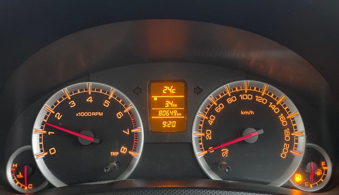 2014 Maruti Swift Dzire ZXI 1.2 BS IV, Petrol, Manual, 80,698 km, Odometer Image