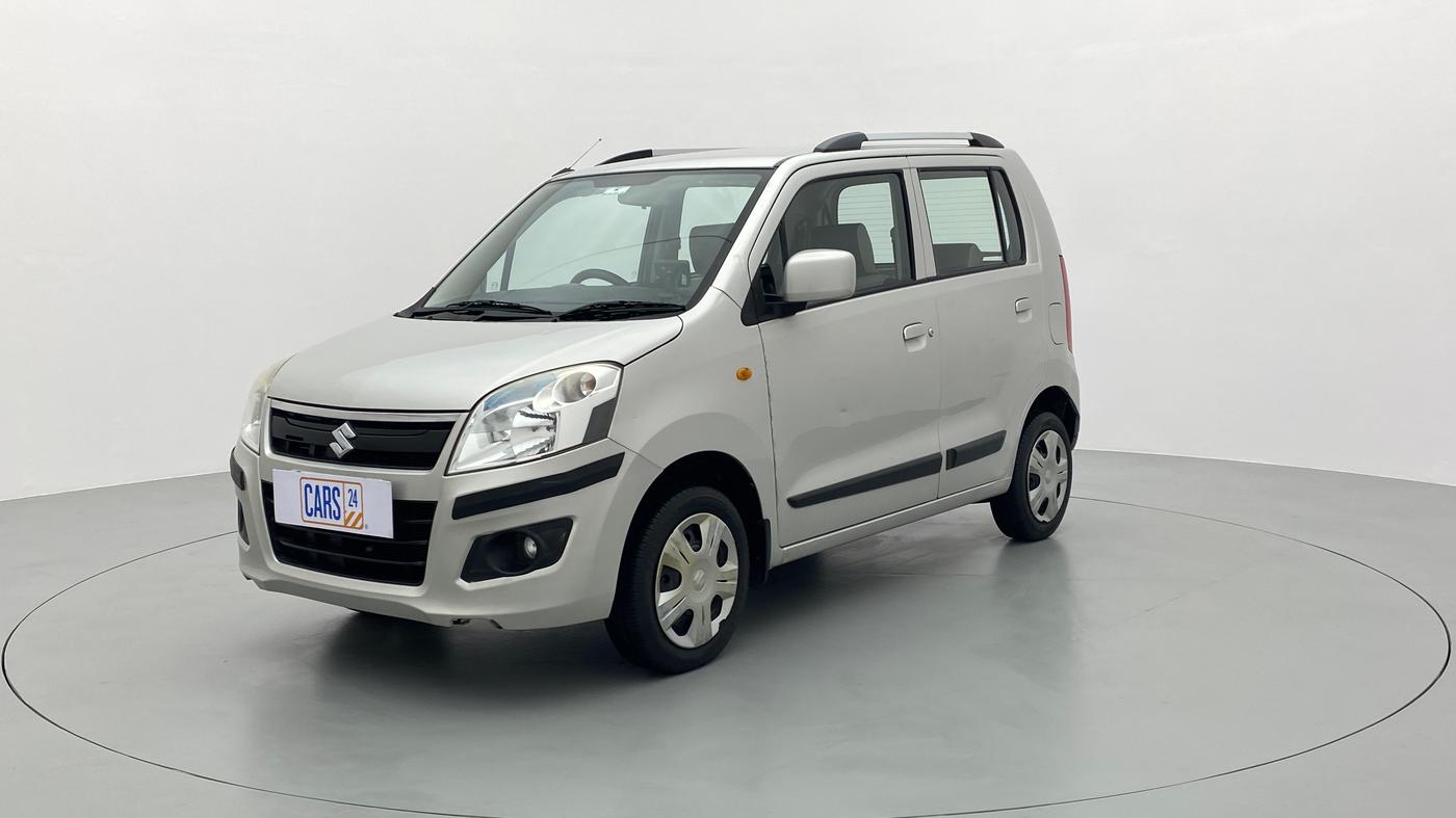 2016 Maruti Wagon R 1.0 VXI AMT, Petrol, Automatic, 57,286 km, Left Front Diagonal