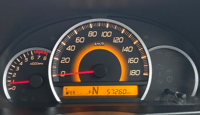 2016 Maruti Wagon R 1.0 VXI AMT, Petrol, Automatic, 57,286 km, Odometer Image