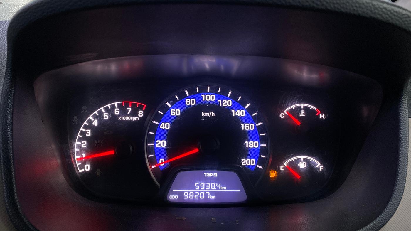 2019 Hyundai Xcent S 1.2, Petrol, Manual, 98,203 km, Odometer Image