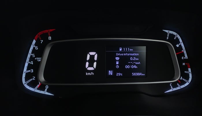 2021 KIA SONET HTX 1.0 IMT, Petrol, Manual, 56,980 km, Odometer Image