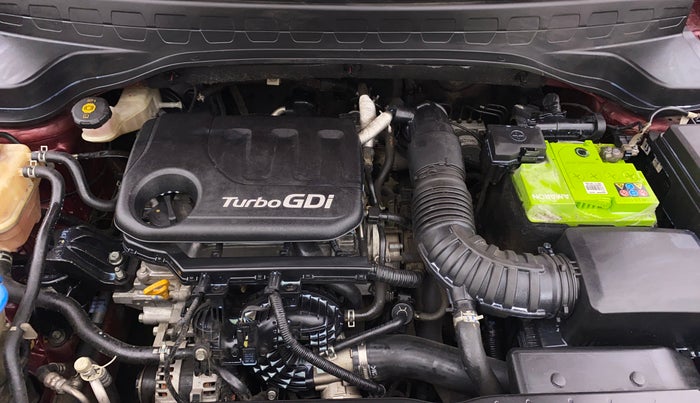 2021 KIA SONET HTX 1.0 IMT, Petrol, Manual, 56,980 km, Engine View