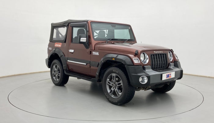 2020 Mahindra Thar LX  P 4WD AT CONVERTIBLE, Petrol, Automatic, 23,584 km, Right Front Diagonal