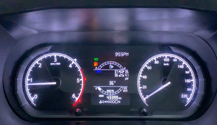 2021 Tata Safari XT PLUS, Diesel, Manual, 43,399 km, Odometer Image