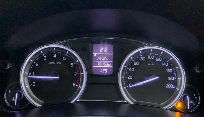 2015 Maruti Ciaz ZXI, Petrol, Manual, 79,579 km, Odometer Image