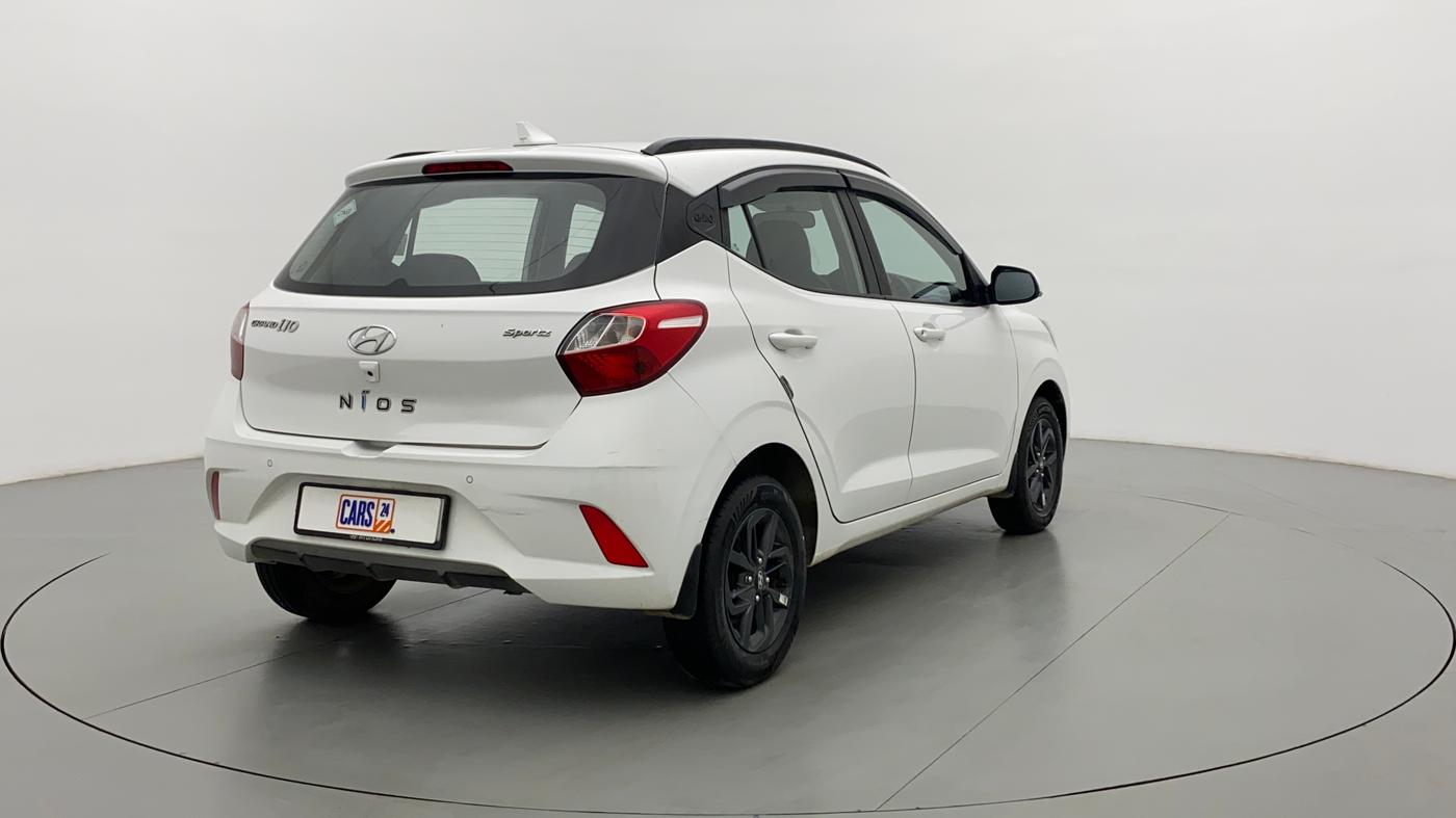 2021 Hyundai GRAND I10 NIOS SPORTZ CNG MT, CNG, Manual, 29,063 km, Right Back Diagonal