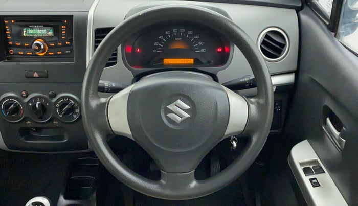 2012 Maruti Wagon R 1.0 LXI, Petrol, Manual, 41,218 km, Steering Wheel Close Up