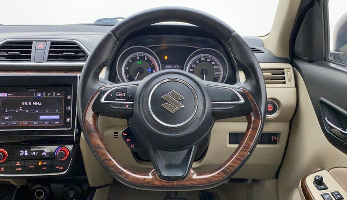 2019 Maruti Dzire ZXI PLUS AMT, Petrol, Automatic, 51,801 km, Steering Wheel Close Up