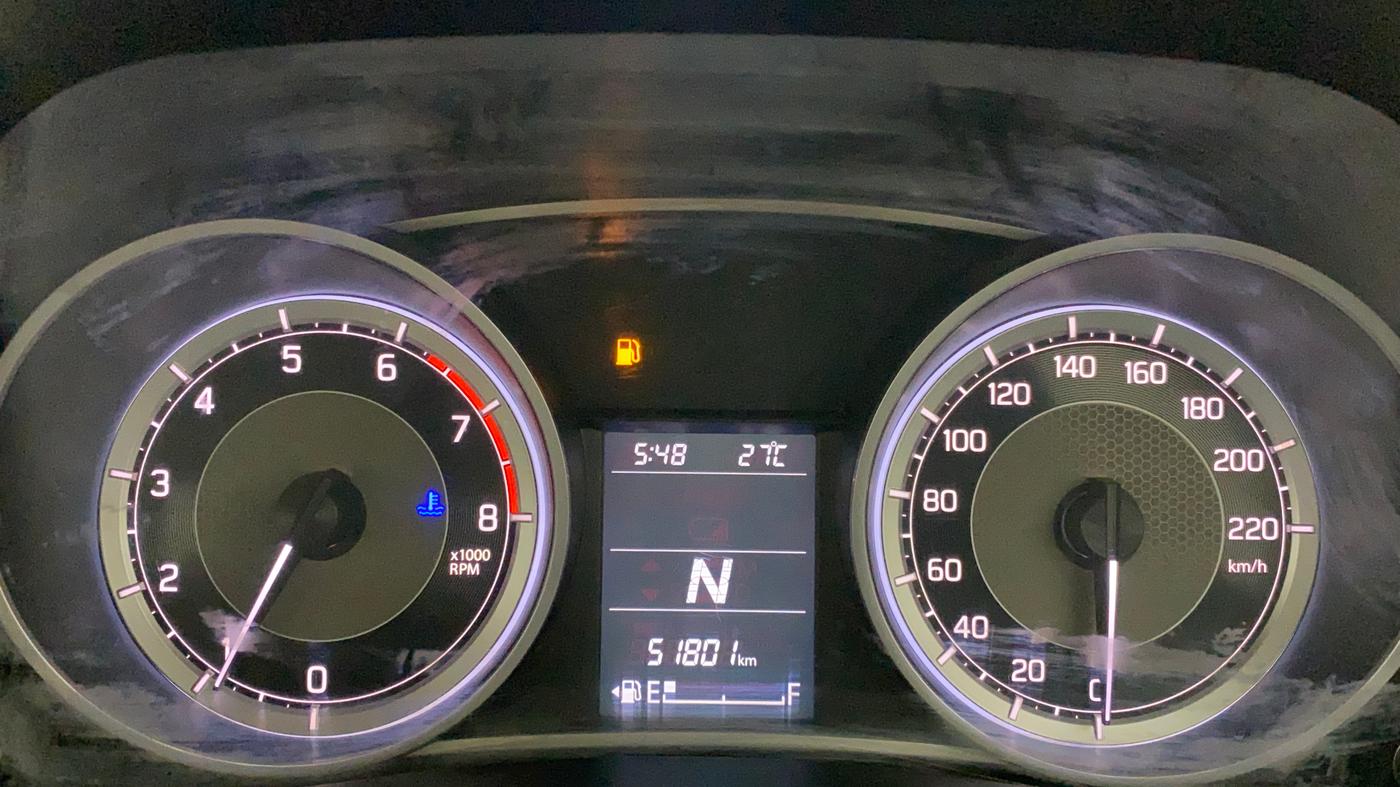 2019 Maruti Dzire ZXI PLUS AMT, Petrol, Automatic, 51,801 km, Odometer Image