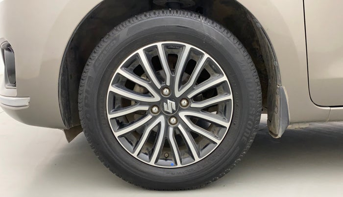 2019 Maruti Dzire ZXI PLUS AMT, Petrol, Automatic, 51,801 km, Left Front Wheel