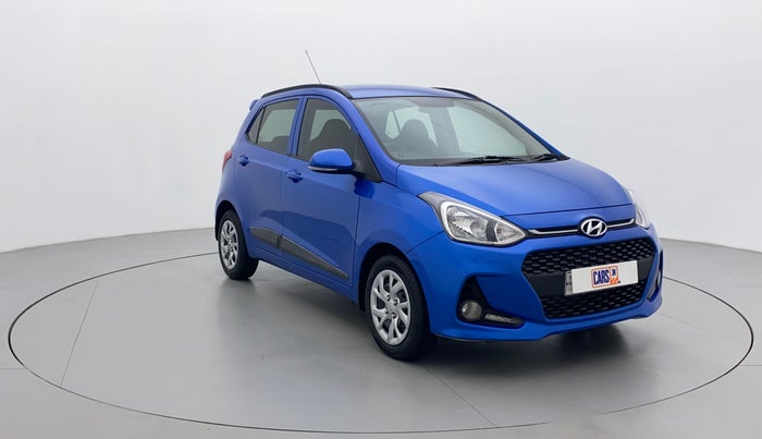 2019 Hyundai Grand i10 SPORTZ 1.2 KAPPA VTVT, Petrol, Manual, 16,561 km, Right Front Diagonal