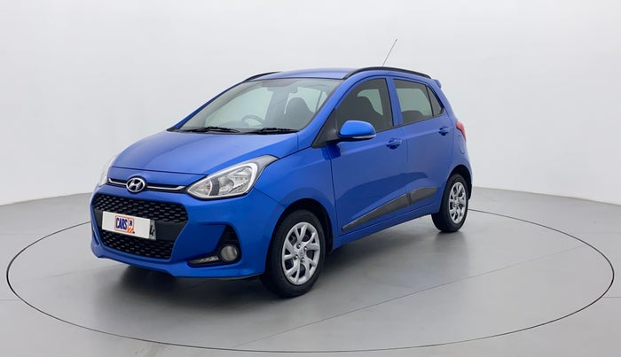 2019 Hyundai Grand i10 SPORTZ 1.2 KAPPA VTVT, Petrol, Manual, 16,561 km, Left Front Diagonal