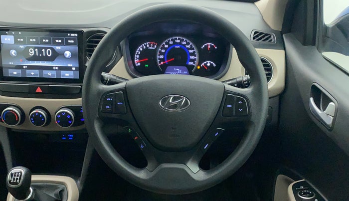 2019 Hyundai Grand i10 SPORTZ 1.2 KAPPA VTVT, Petrol, Manual, 16,561 km, Steering Wheel Close Up