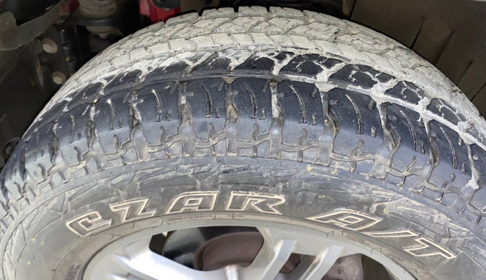 2022 Mahindra Thar LX D AT 4WD HT, Diesel, Automatic, 23,863 km, Left Front Tyre Tread