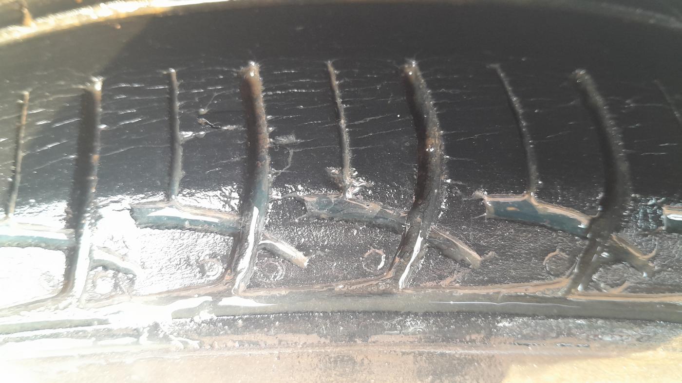 2014 Hyundai Xcent SX AT 1.2 (O), Petrol, Automatic, 78,893 km, Right Rear Tyre Tread