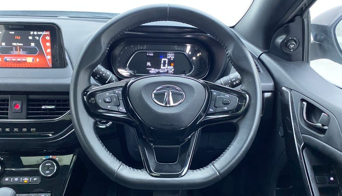 2021 Tata NEXON XZA+(O) DARK EDITION 1.2 RTN, Petrol, Automatic, 4,589 km, Steering Wheel Close Up